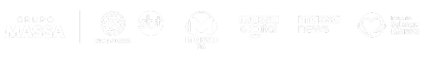 Régua de logos do Grupo Massa
